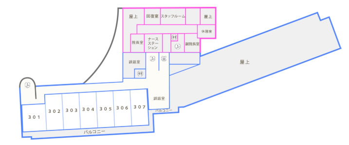 フロアーマップ3階